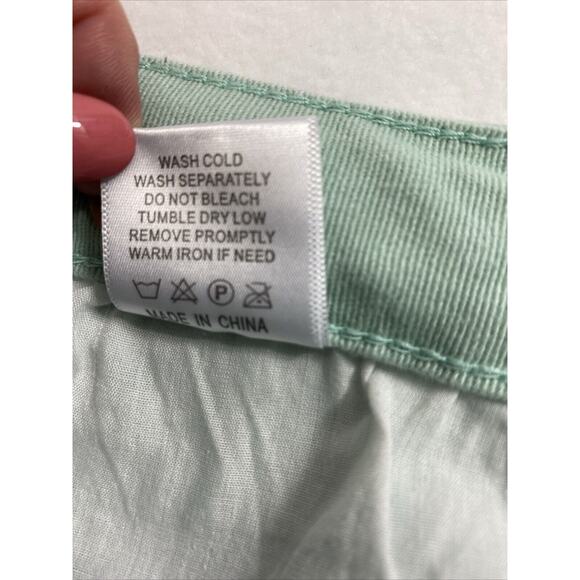 K'smore Jeans Womens Size 9 Light Green Denim Stretch Skinny Pockets Casual - Picture 5 of 10